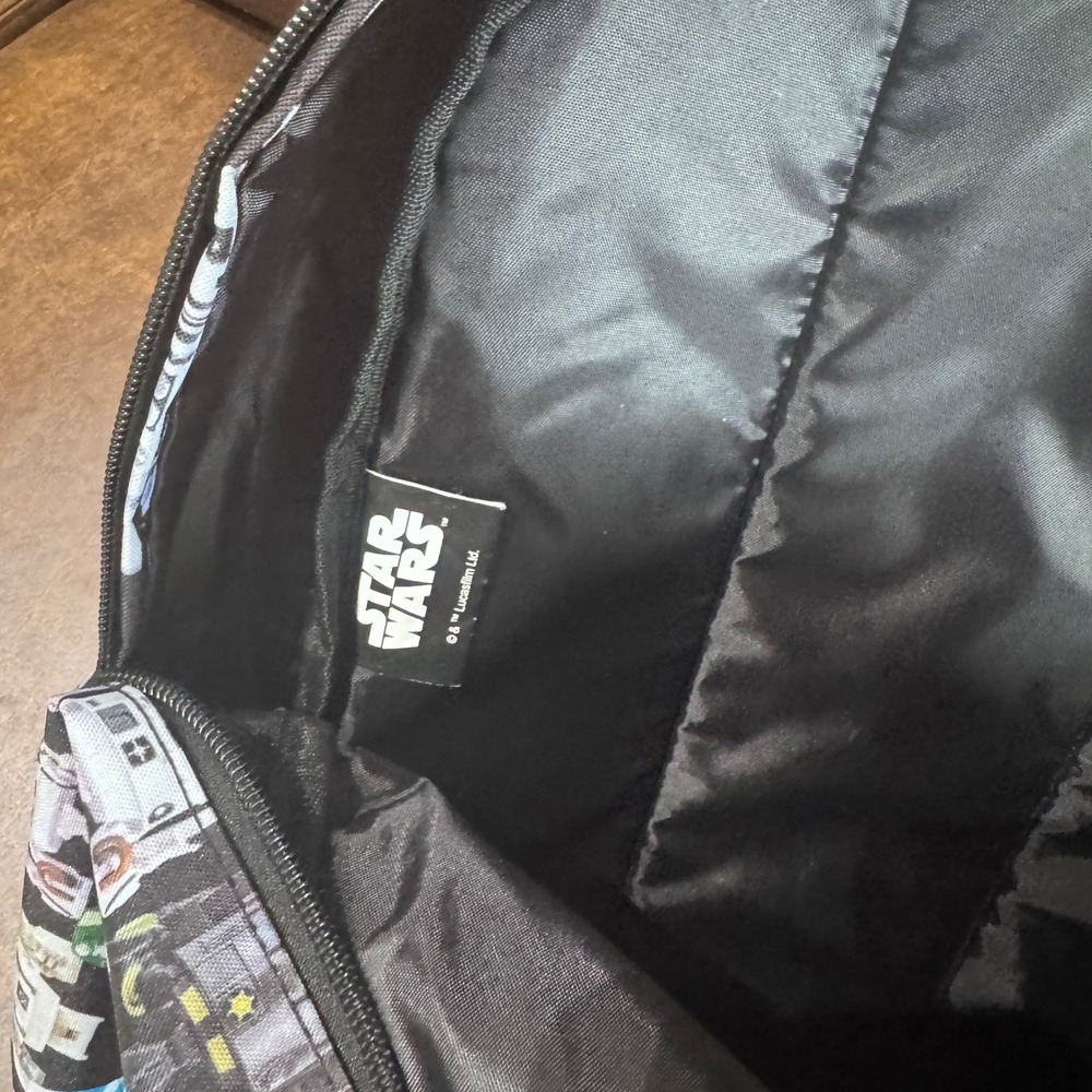 Star Wars R2-D2 Droids All Over Print Backpack Black Astromech Multi Color - Picture 8 of 11